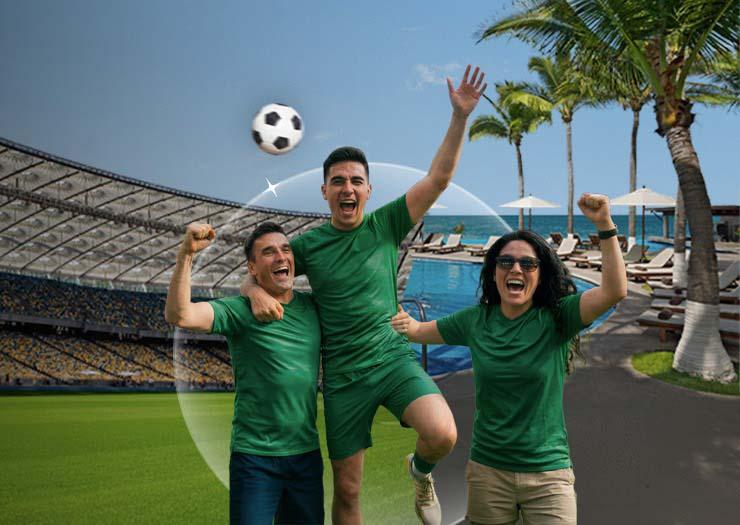 LA EMOCIÓN DEL FUTBOL SE VIVE EN KRYSTAL Krystal Grand® Puerto Vallarta LA EMOCIÓN DEL FUTBOL SE VIVE EN KRYSTAL Krystal Grand® Puerto Vallarta